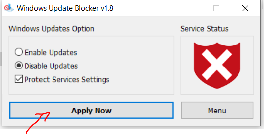 Windows Update Blocker