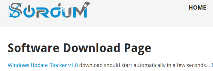 software download page